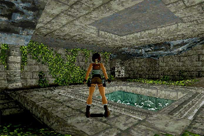 O primeiro Tomb Raider (Foto: Divulgação/Eidos)