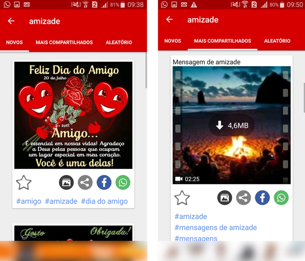 Aplicativo Mensagens de amor e carinho para celulares Android Foto Reprodu§£o Aline Batista