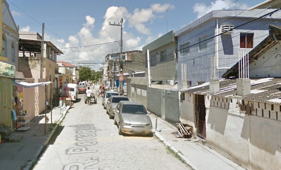Rua PoraquÃª fica em BrasÃ­lia Teimosa, na Zona Sul do Recife (Foto: ReproduÃ§Ã£o/Google Street View)