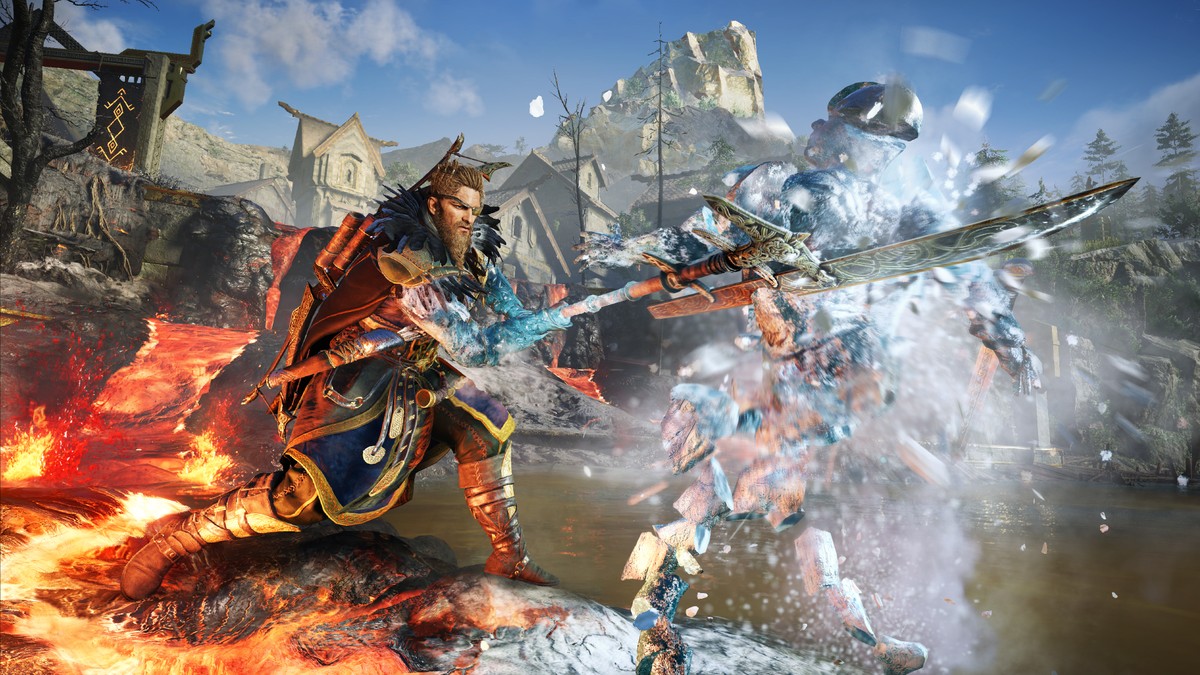 Assassin's Creed Valhalla e Resident Evil Village estão mais baratos