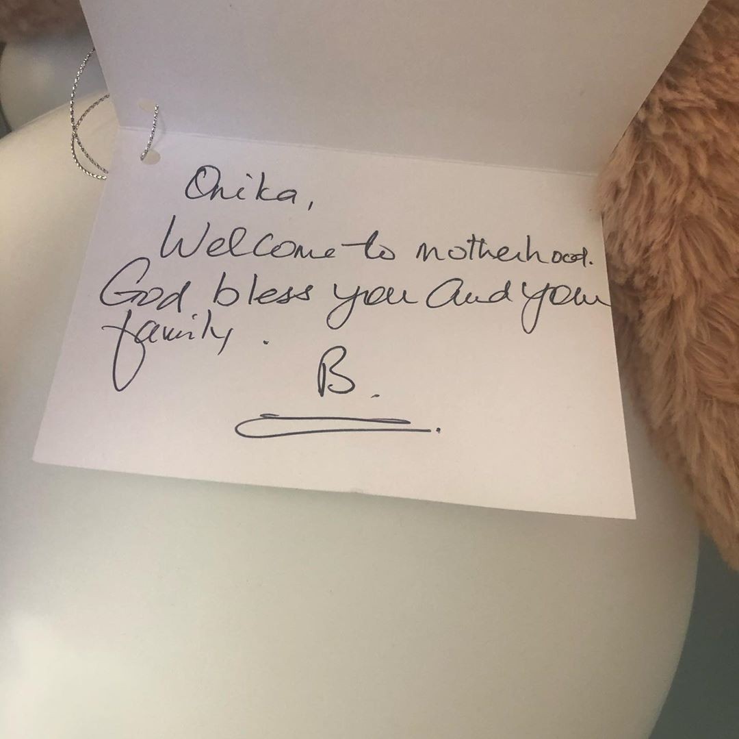 Nicki Minaj mostra as mensagens de parabéns recebidas pelo nascimento do primeiro filho (Foto: Reprodução Instagram)