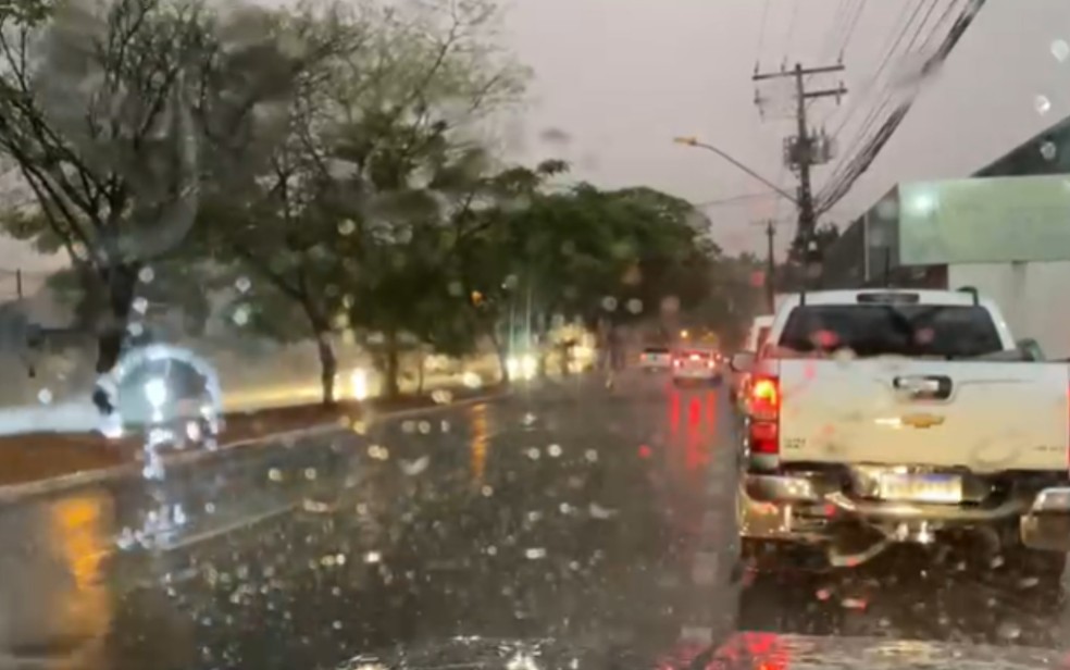 Fim de semana será de chuvas intensas em Goiás — Foto: Reprodução/TV Anhanguera