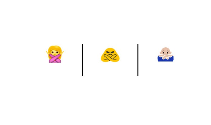 Emoji representa um acordo recusado, significa nada feito(Reprodução/ Gabriella Fiszman)