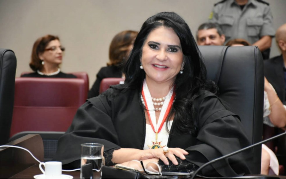 Desembargadora Sandra Regina, presidente da Coordenadoria da Mulher do TJ-GO â Foto: DivulgaÃ§Ã£o/TJGO