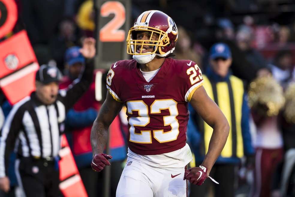 Quinton Dunbar teria pego dinheiro e o relógio roubado na festa — Foto: Scott Taetsch/Getty Images