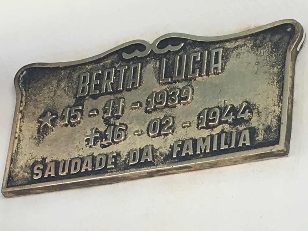 Berta Lúcia morreu vítima de meningite quando tinha quatro anos (Foto: Valmir Custódio/G1)