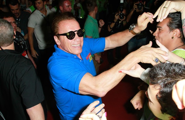 Arnold Schwarzenegger na Arnold Classic (Foto: Amauri Nehn/Brazil News)