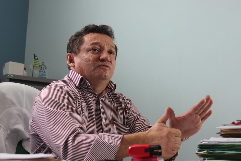Gilberto Albuquerque, diretor do Hospital de Urgência de Teresina (HUT) (Foto: Fernando Brito/G1)