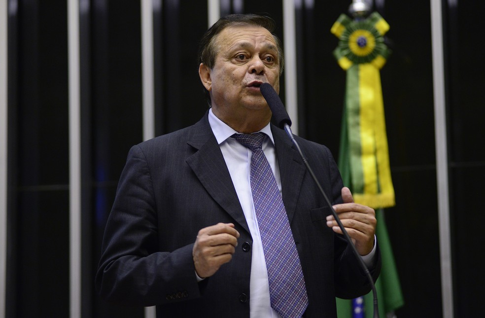 Arquivo: O ex-deputado federal em discurso na Câmara dos Deputados, em 2017 — Foto: Gustavo Lima/Câmara dos Deputados (Arquivo)