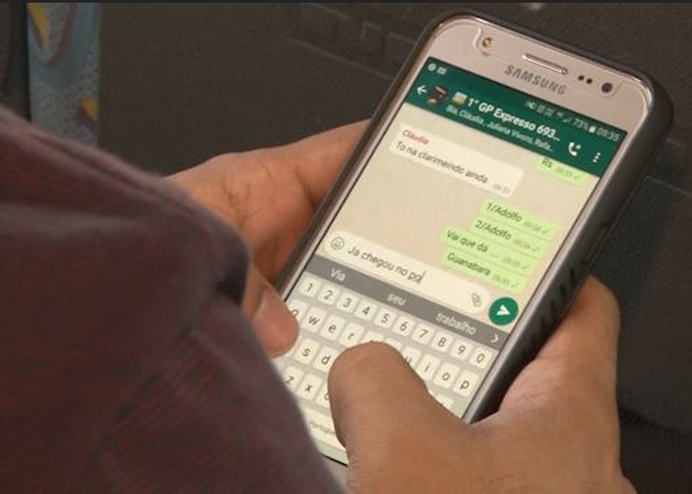 Alguns despachantes, fiscais e motoristas da linha também estão nos grupos criados — Foto: Reprodução/G1 Rio