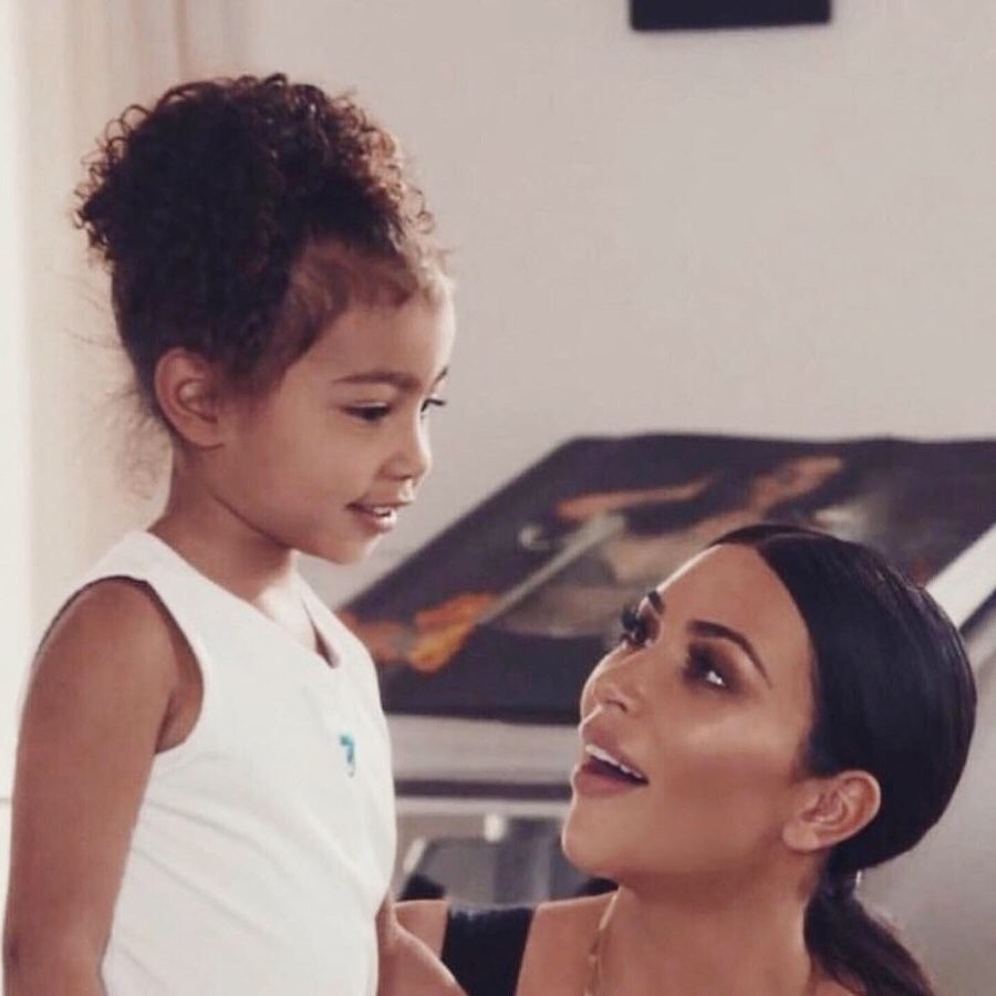 Kim Kardashian e North (Foto: Instagram/ Reprodução)
