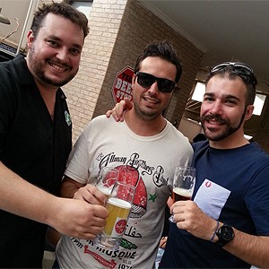 Matheus Franco, Luiz Poppi e Carlos Lima (Foto: Divulgação)