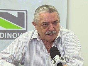 Pedro Gomes, presidente do Sindinova (Foto: TV Integração/Reprodução)