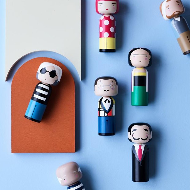 Ícones da cultura pop inspiram coleção de bonecas Kokeshi (Foto: Divulgação)