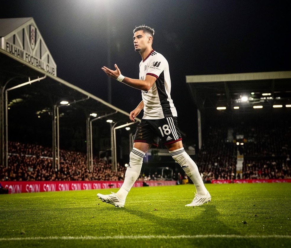 Andreas Pereira vive ótimo momento no Fulham — Foto: Fulham FC