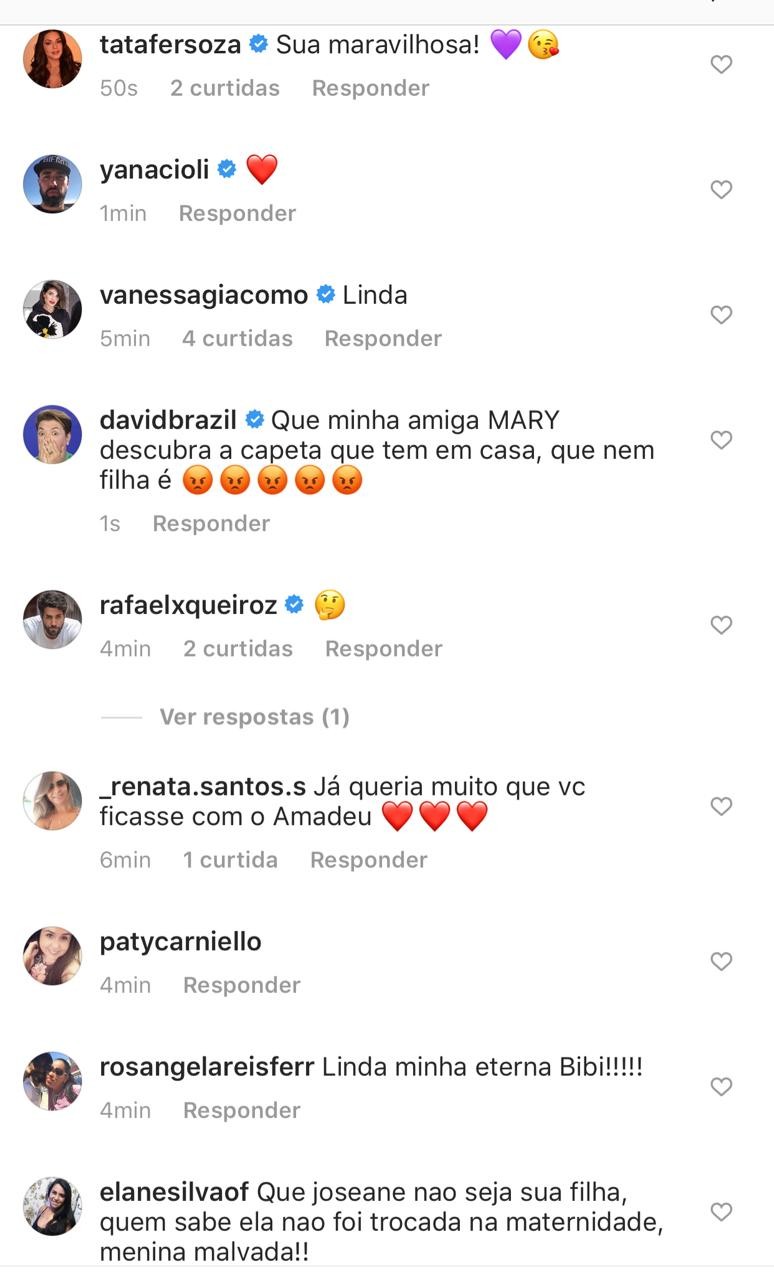 Comentários em post de Juliana Paes (Foto: reprodução/Instagram)
