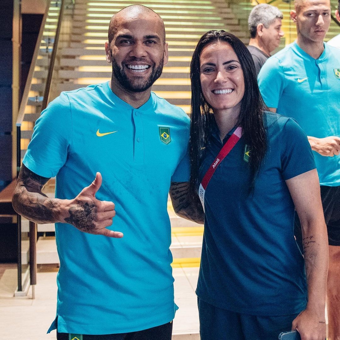 Jucinara e Daniel Alves (Foto: Reprodução/Instagram)
