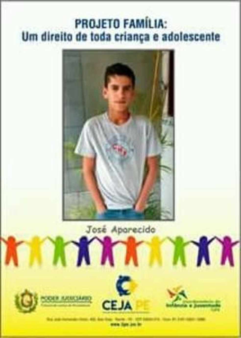Casal em SP ainda guarda a foto de José, que viu na rede social, e espera obter guarda definitiva do menino (Foto: Arquivo Pessoal/ BBC)