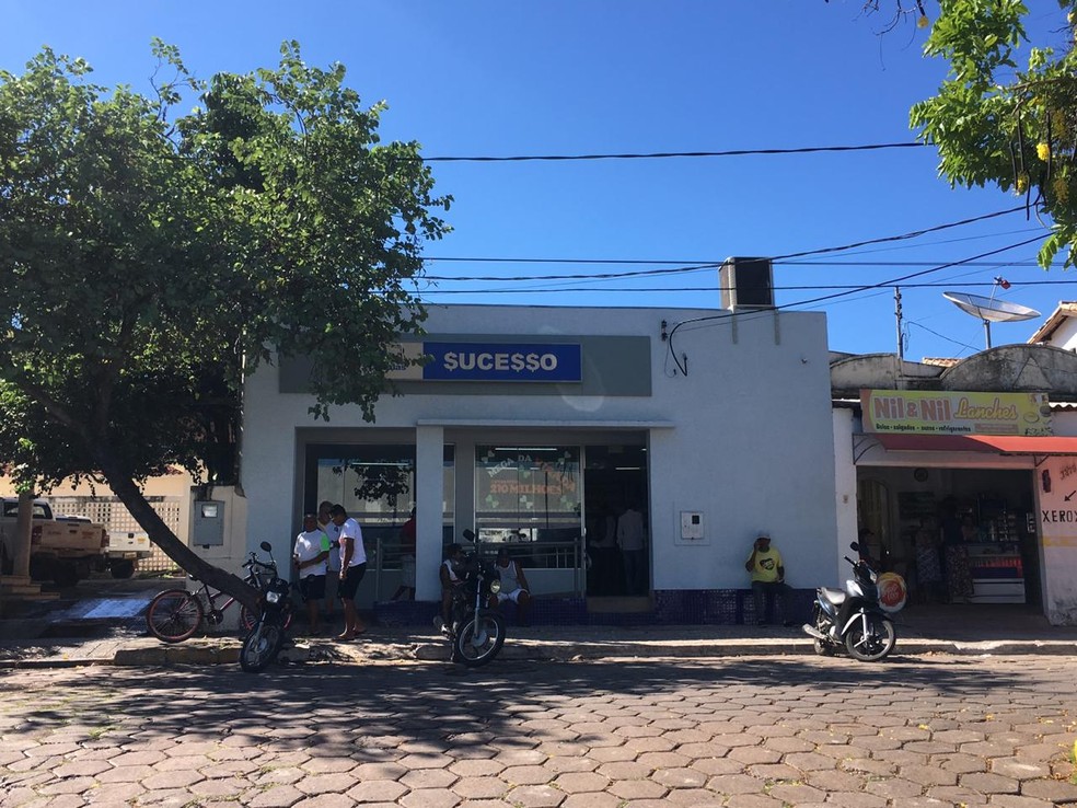 Lotérica em Corumbá (MS) onde foi feita a aposta de suposto vencedor da mega — Foto: Carla Salentim/TV Morena