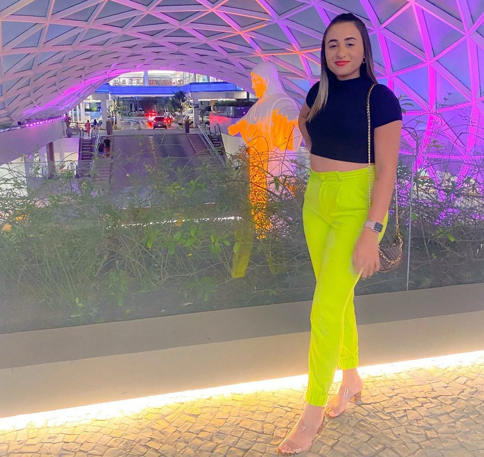 Tassynara antes do incidente com o gongolo &mdash; Foto: Reprodu&ccedil;&atilde;o