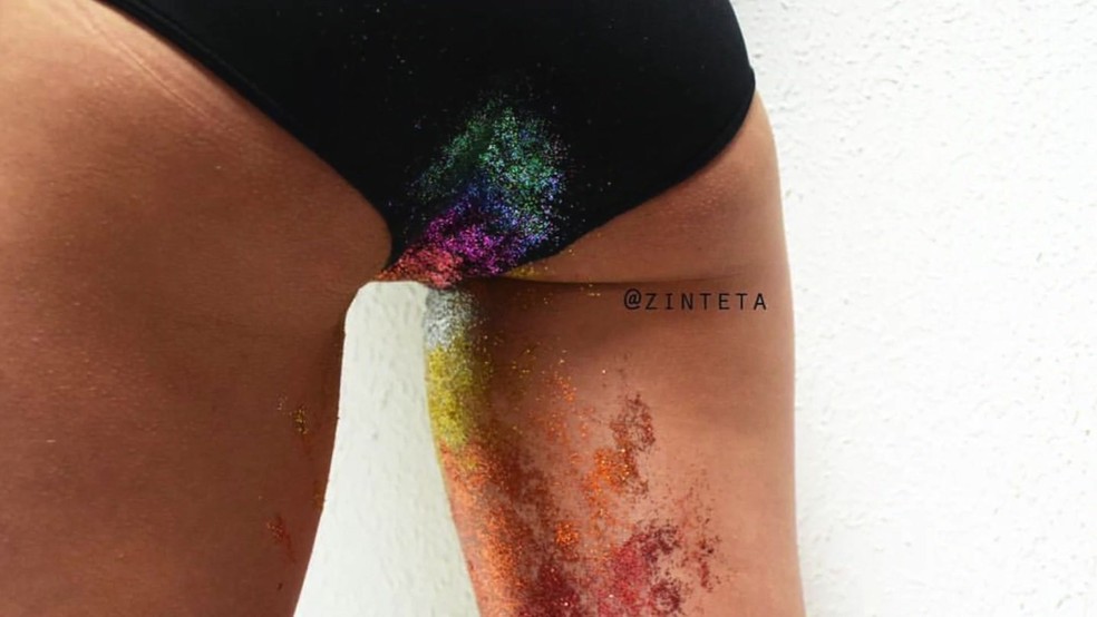 Cinta Tort Cartró transforma estrias em arte (Foto: Divulgação)