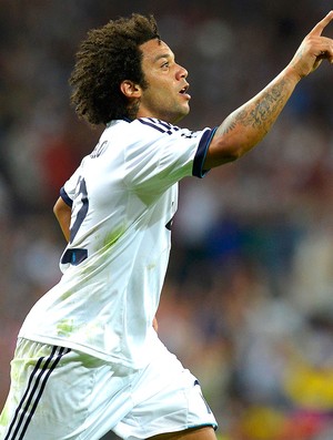 Marcelo, Real Madrid x Manchester City (Foto: Agência Reuters)