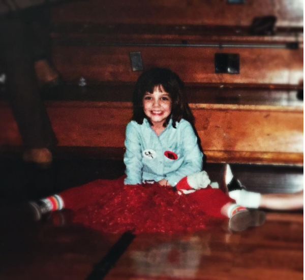 Katie Holmes aos seis anos (Foto: Instagram)