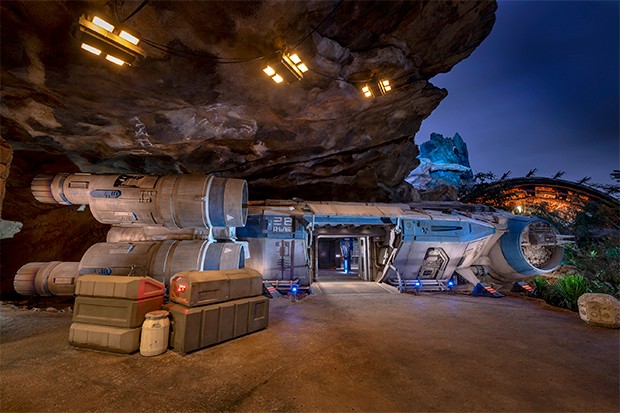 A nave de transporte que leva os visitantes ao espaço (Foto: Walt Disney World/ Divulgação)