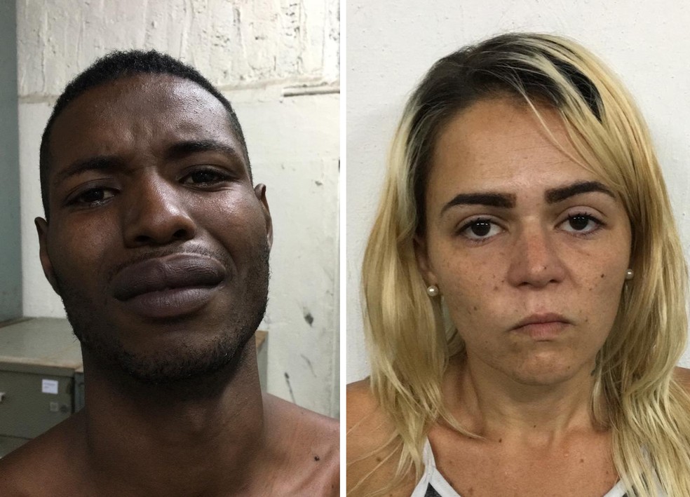 Rodrigo Jesus de França confessou o crime; Juliana Mayara Brito da Silva foi presa por omissão — Foto: Reprodução/PCERJ