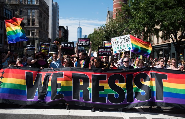 Nova York recebe quatro milhões de pessoas na maior parada LGBTQ+ do mundo (Foto: Leandro Justen)