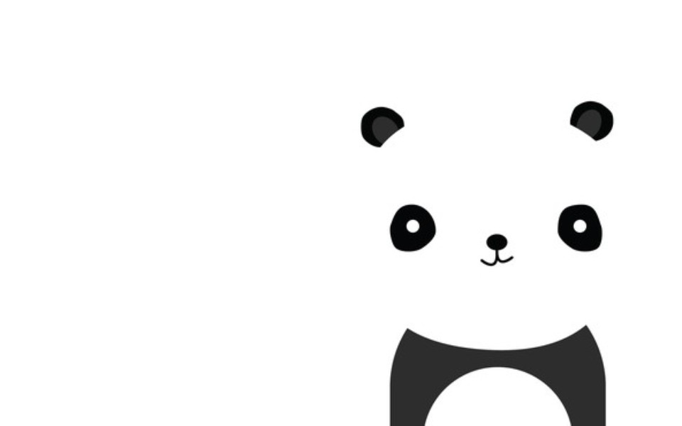 Papel de parede Hiding Panda Download TechTudo