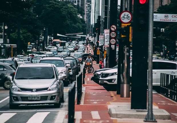 Carros; Trânsito em São Paulo (Foto: Pexels)