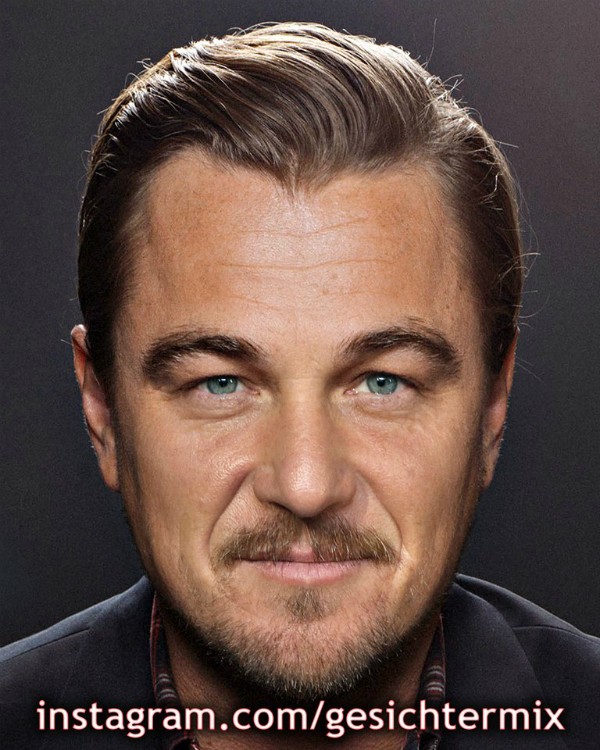 A mistura dos atores Leonardo DiCaprio e Sean Penn (Foto: Reprodução)