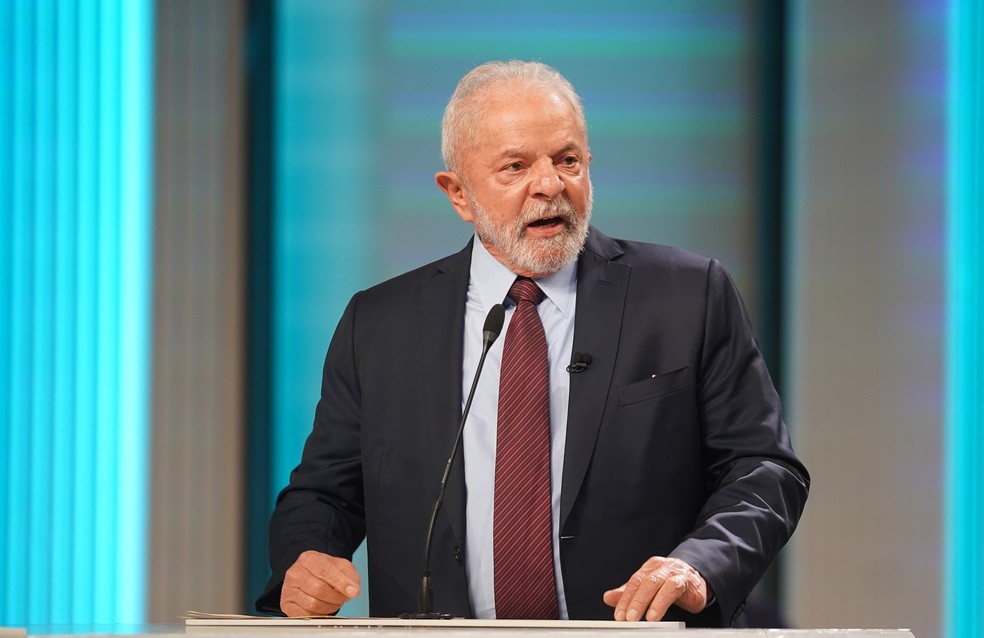 Lula no debate da TV Globo — Foto: Marcos Serra Lima/g1