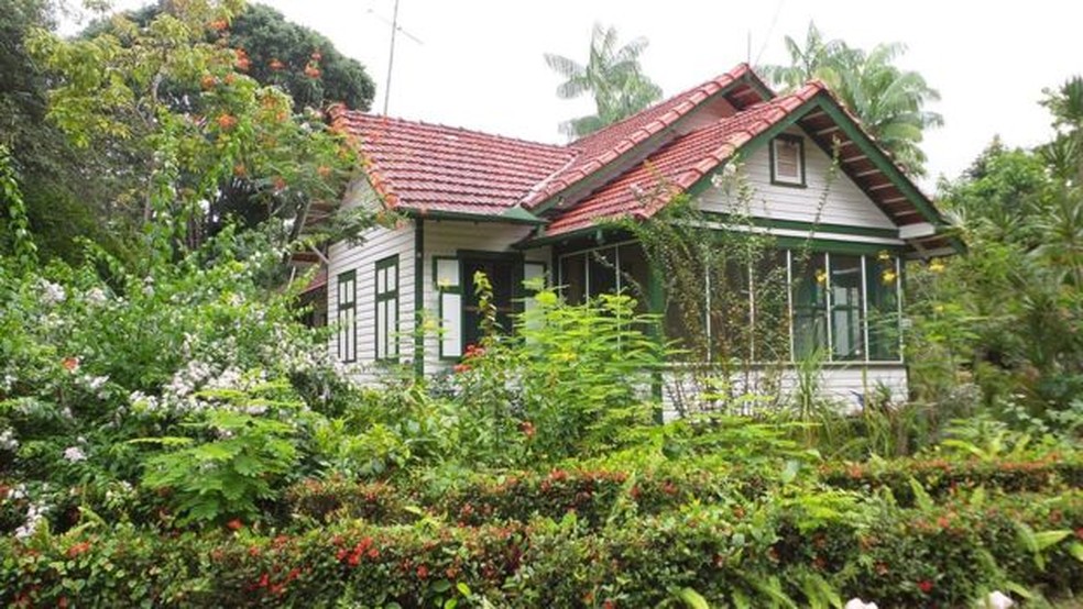 Arquitetura americana em Belterra: resquícios da passagem da montadora Ford pela região — Foto: Elizabeth Oliveira