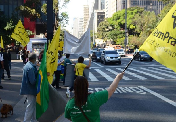 Protesto organizado pelo movimento Vem pra Rua (Foto: Rovena Rosa/Agência Brasil)