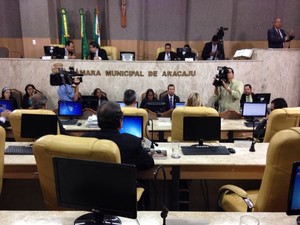 Projeto de reajuste será votado na Câmara de Vereadores de Aracaju (CMA) (Foto: Rafael Carvalho/TV Sergipe)
