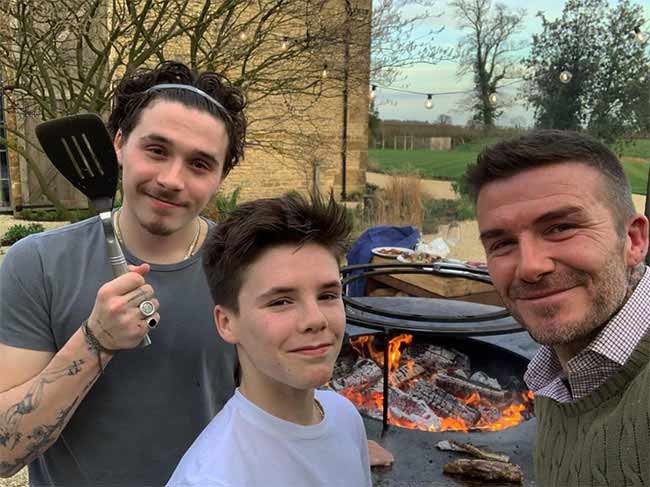 David Beckham e família se isolam em fazenda no interior da Inglaterra (Foto: Reprodução/Instagram)