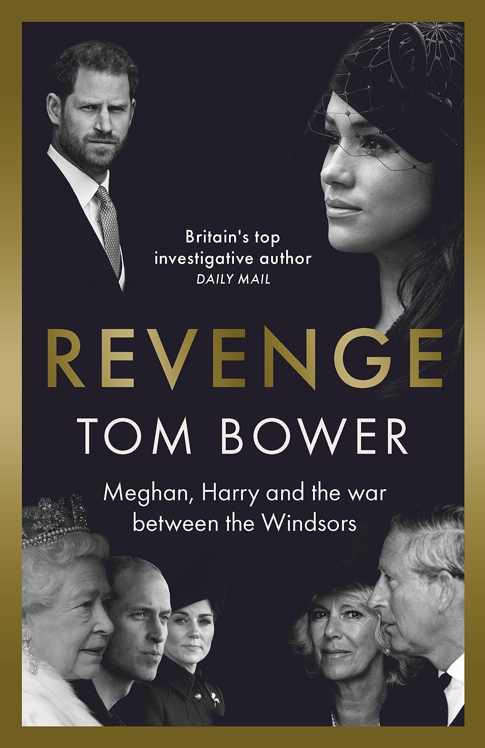 A capa do livro de Tom Bower sobre a atriz e duquesa Meghan Markle e o Príncipe Harry (Foto: Divulgação)