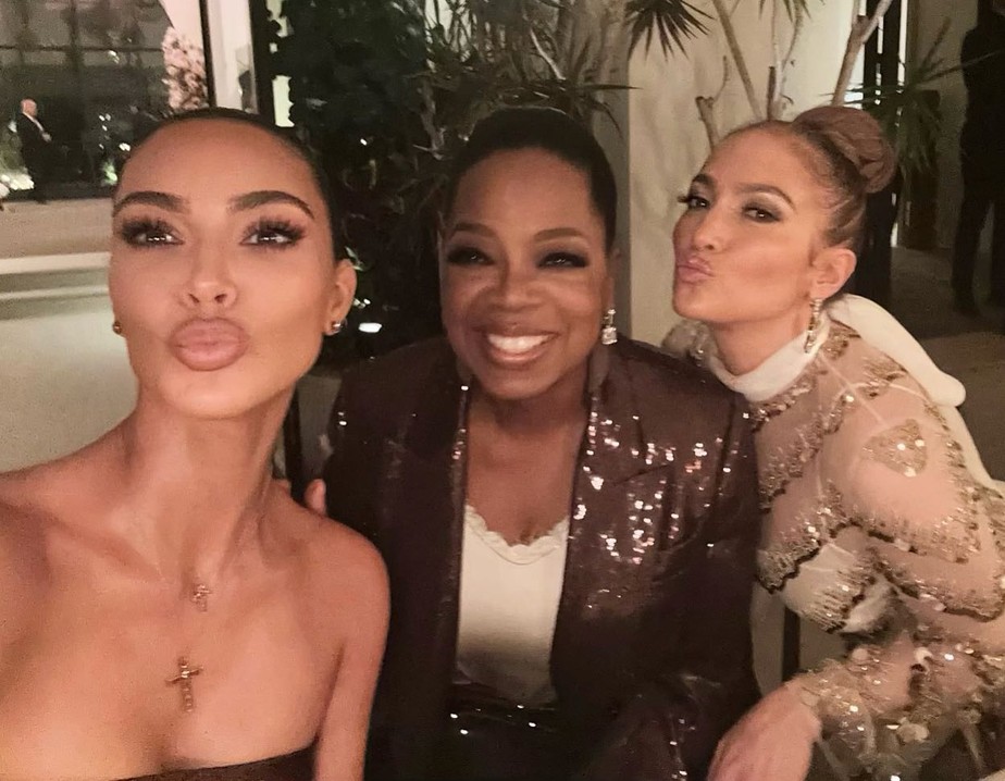 Kim Kardashian, Oprah Winfrey e Jennifer Lopez