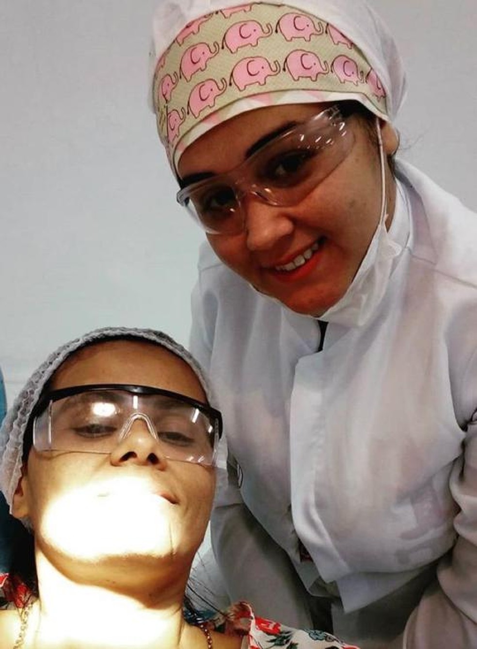 "Minha dentista Raabe Souza - Rachel Dominique, de Santana" — Foto: Arquivo Pessoal