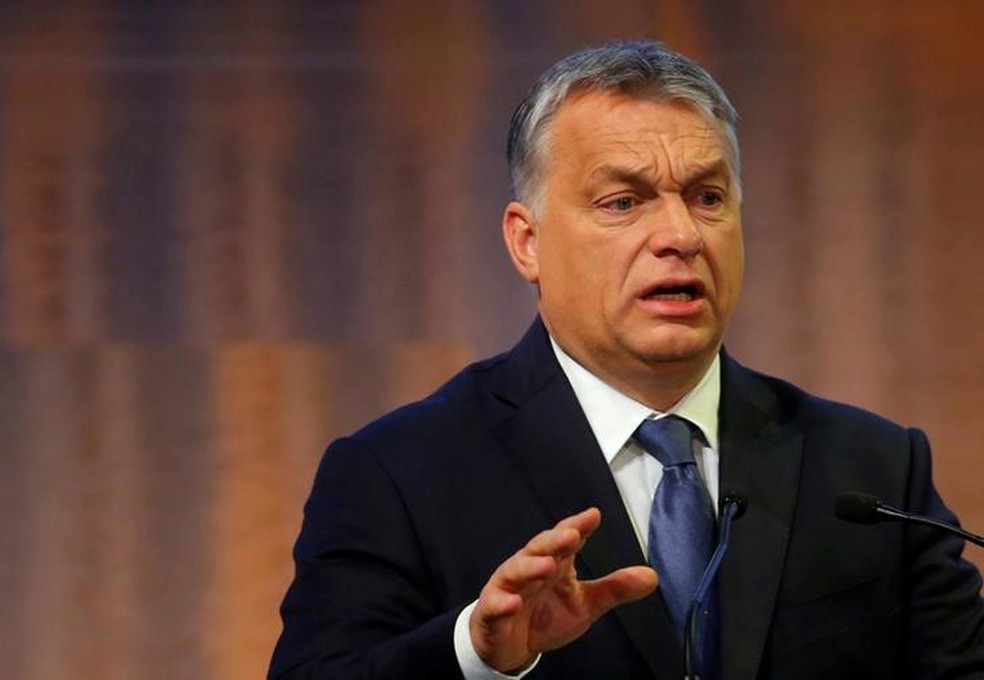 O primeiro-ministro da Hungria, Viktor Orbán, em imagem de 2016 (Foto: Laszlo Balogh/Reuters)