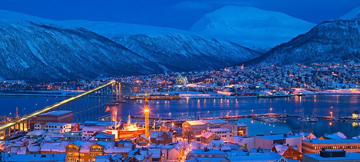 Tromsø, na Noruega (Foto: Bard Løken/ Divulgação)
