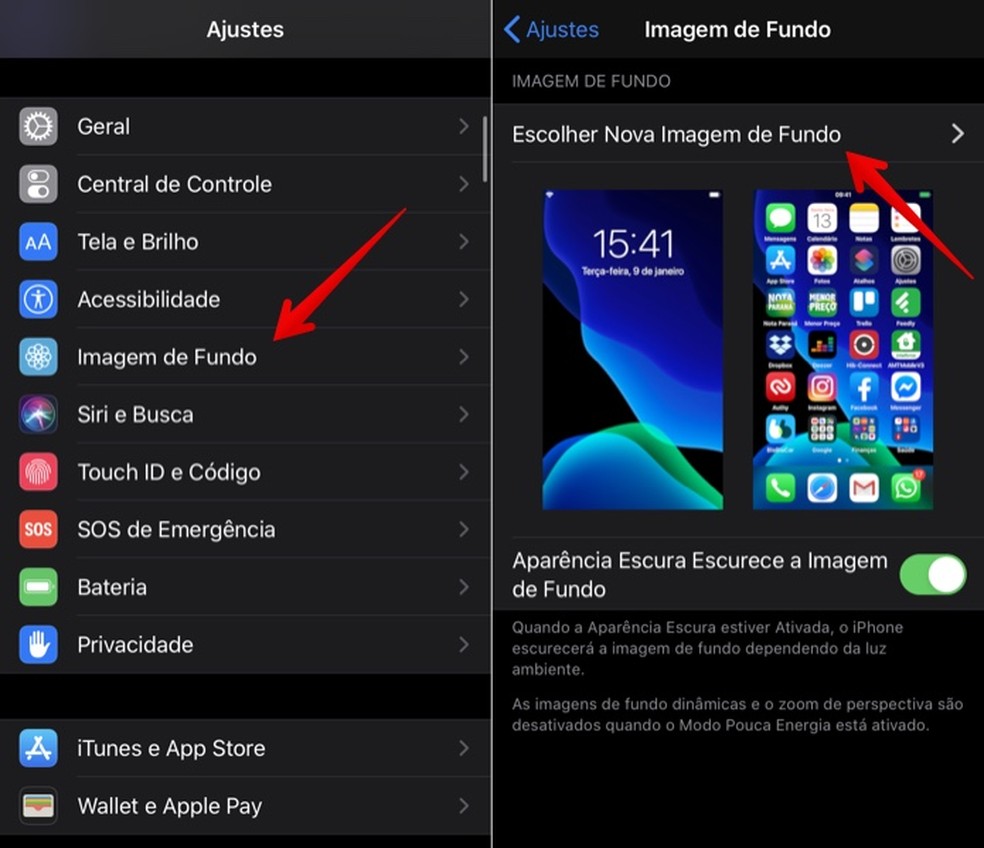 Ios 13 Como Ativar O Modo Noturno No Iphone Temas Techtudo Papeis de parede para iphone. ios 13 como ativar o modo noturno no