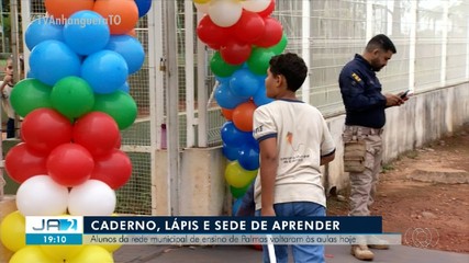 Alunos da rede municipal de Palmas voltam às aulas nesta segunda-feira; saiba mais