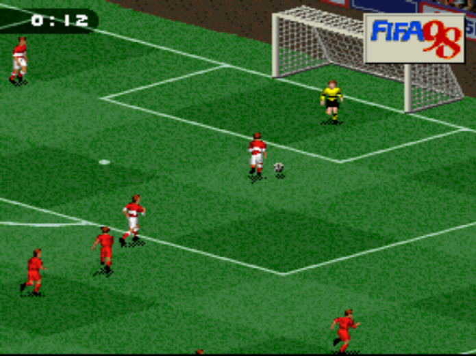 FIFA 98 com o famoso modo Road to World Cup (Foto: Reprodução)