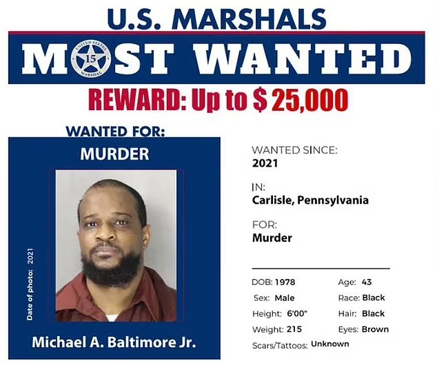 A polícia americana está procurando Michael Anthony Baltimore (Foto: divulgação)