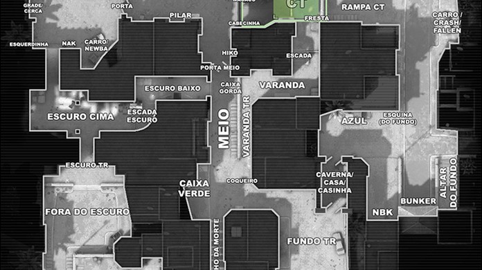 mapa dust 2 Dust2 no CS:GO: veja nomes dos lugares no mapa competitivo do jogo 