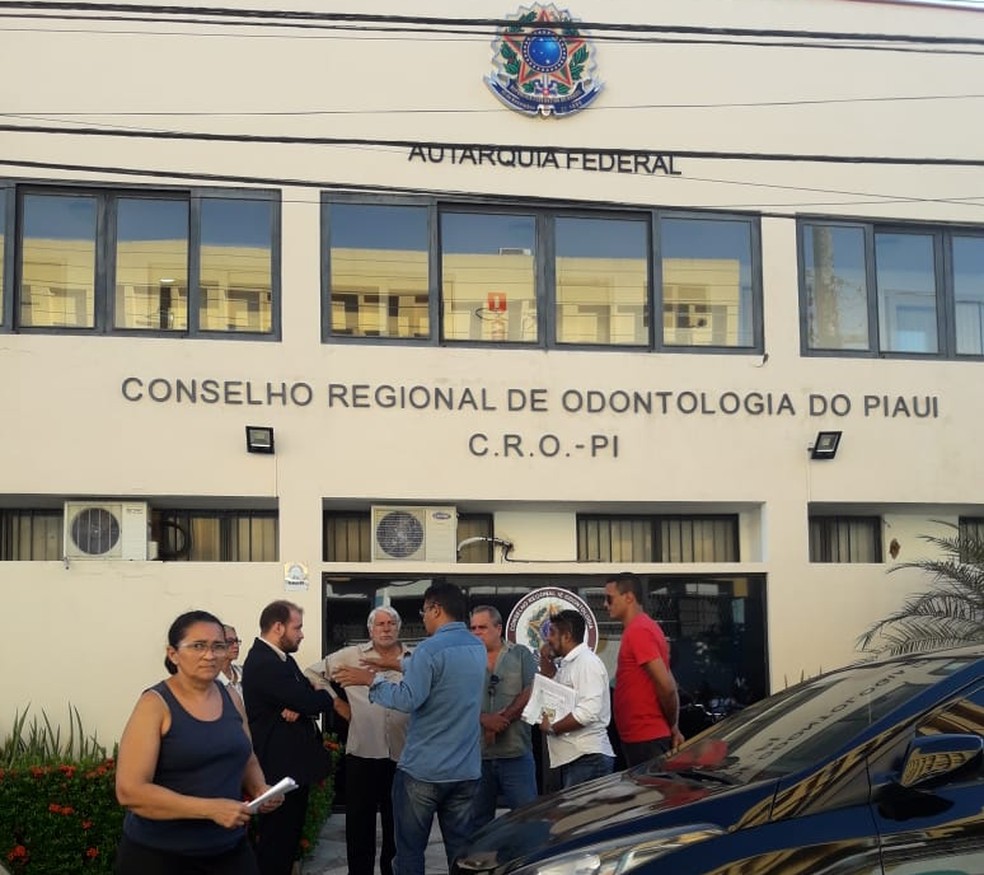 Falso médico foi preso em flagrante ao tentar registro no Conselho Regional de Odontologia — Foto: Divulgação/CRO-PI