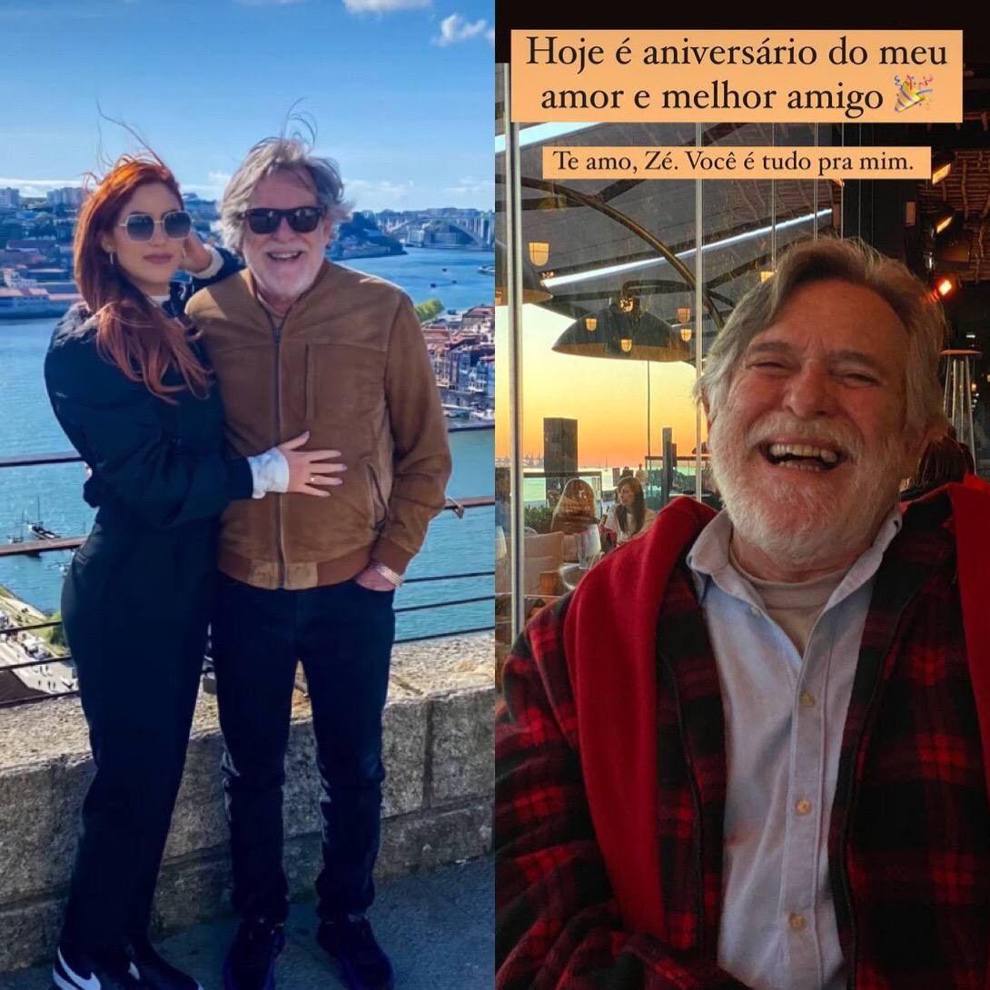 Carol Junger comemora aniversário de José de Abreu e se declara: 'Tudo pra mim' (Foto: Reprodução / Instagram)